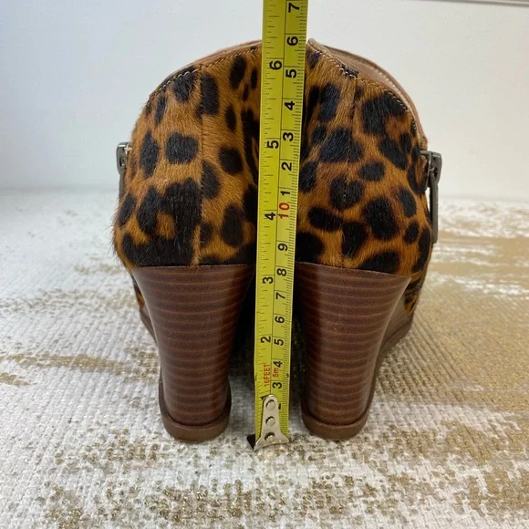 1. STATE Leopard ‘Kaleb’ Calf Hair Wedge Booties | Size 6.5 - Picture 14 of 15